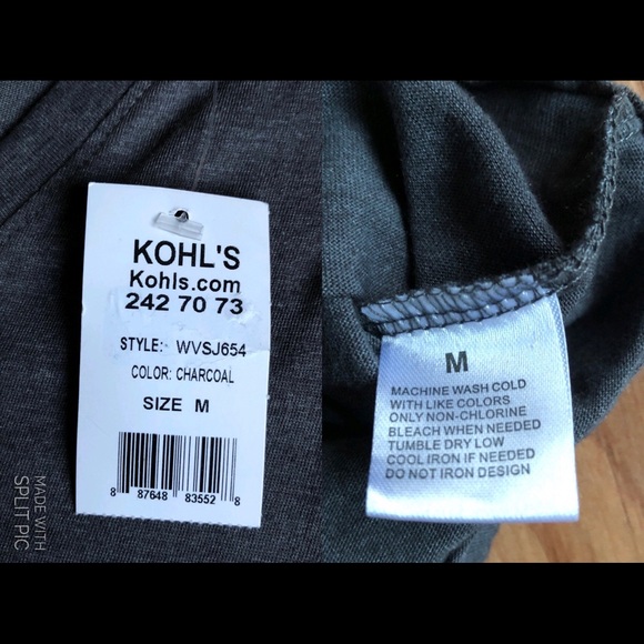 NEW DISNEY Lilo & Stitch Tee Shirt Gray Medium Juniors - Picture 5 of 16